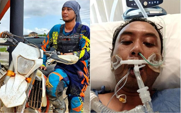  ​Renovation site supervisor Muhammad Dandiar Rosli, 37, has stopped vaping after his expensive lesson and is a much healthier version of himself. PHOTOS COURTESY OF MUHAMMAD DANDIAR ROSLI 